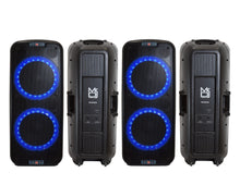 Load image into Gallery viewer, 2 MR DJ PBX6500S Professional Dual 15” 3-Way Full-Range Non-Power/Passive DJ PA Multipurpose Live Sound Loudspeaker