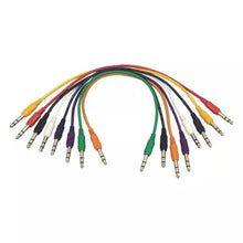 Load image into Gallery viewer, On-Stage PC18-17TRS-S Straight Patch Cables (TRS-TRS, 8-pack)