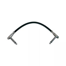 Load image into Gallery viewer, On-Stage PC506B 6" Patch Cable w/ Pancake Connectors (Black)