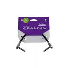 Load image into Gallery viewer, On-Stage PC506B 6" Patch Cable w/ Pancake Connectors (Black)