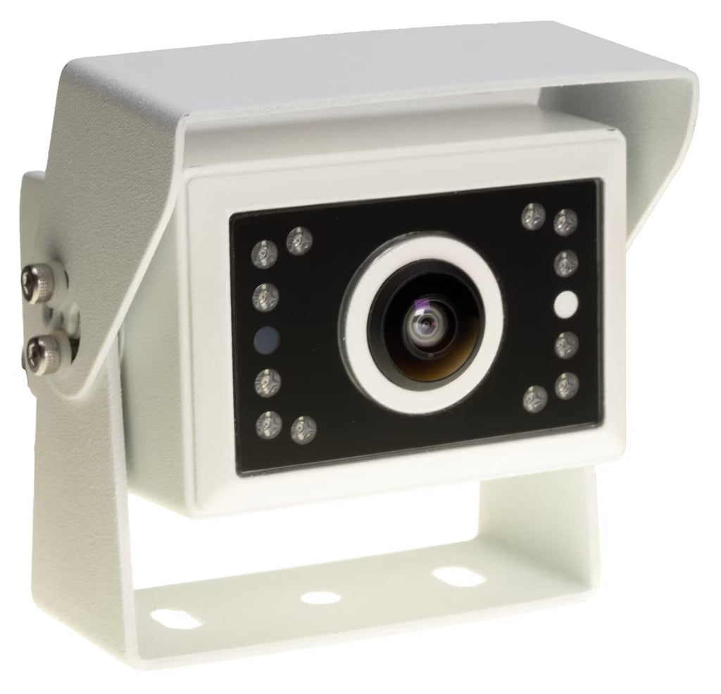 EchoMaster PCAM-830W-AHD Mini Commercial Camera With Super Wide Lens - White