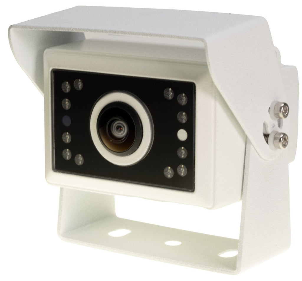 EchoMaster PCAM-830W-AHD Mini Commercial Camera With Super Wide Lens - White