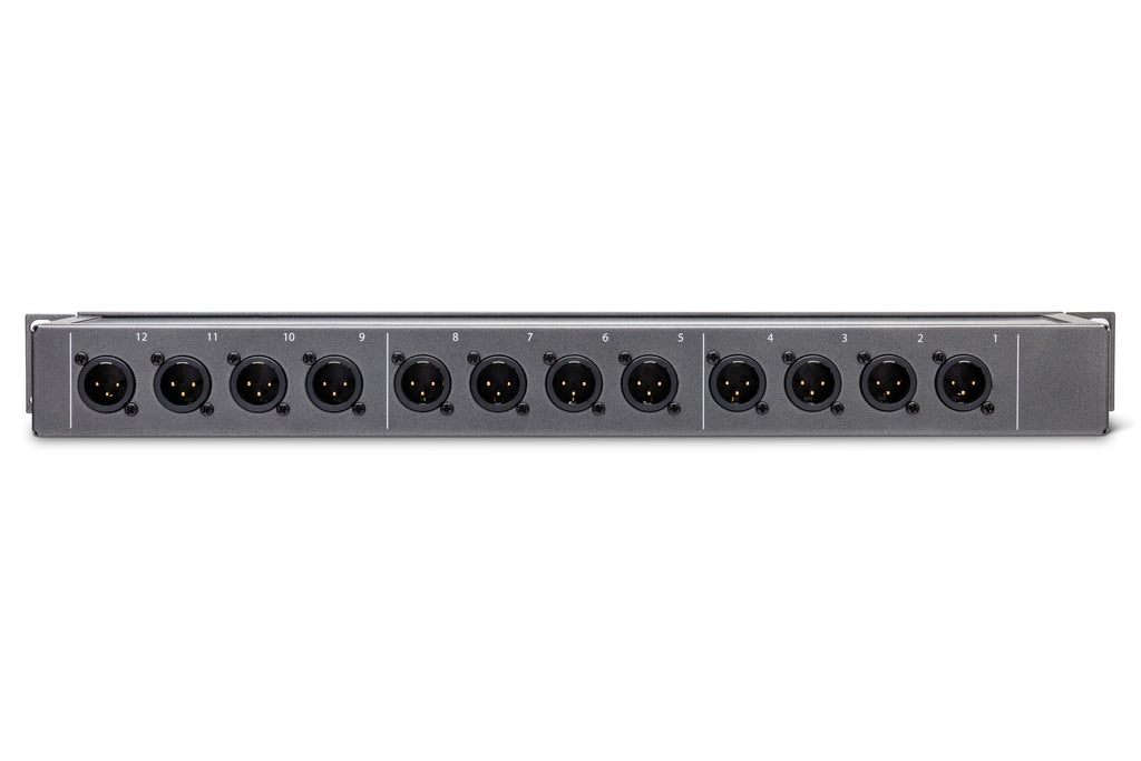 Hosa PDR-369 12-point XLR Balanced Patchbay
