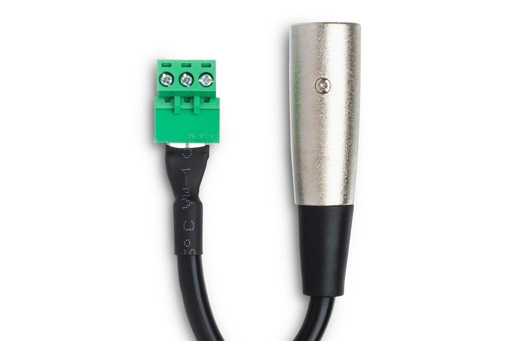 Hosa PHX-106M-BULK Low-voltage Adapter PHX3M to XLR3M 6"