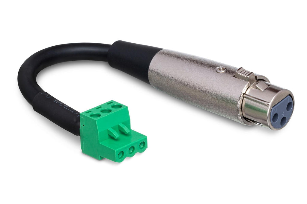 Hosa PHX-206F Phoenix PHX3F to XLR Female Adapter