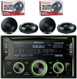 Pioneer FH-S722BS  Double DIN + 2 Pioneer TS-G1620F 6.5