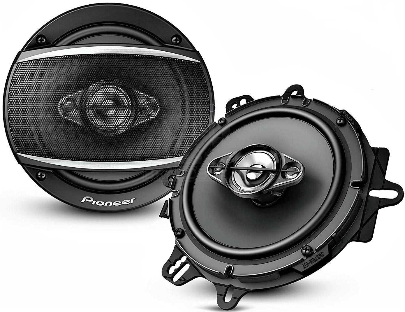 Pioneer TS-A1680F 350W Max 6.5" 4-Way Coaxial Speakers & Metra 72-4568 Speaker Harness for Selected General Motor Vehicles