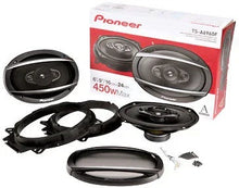 Load image into Gallery viewer, 4 PIONEER TS-A6960F 450W MAX 6" X 9" 4-WAY 4-OHM STEREO COAXIAL SPEAKER (2PAIRS)
