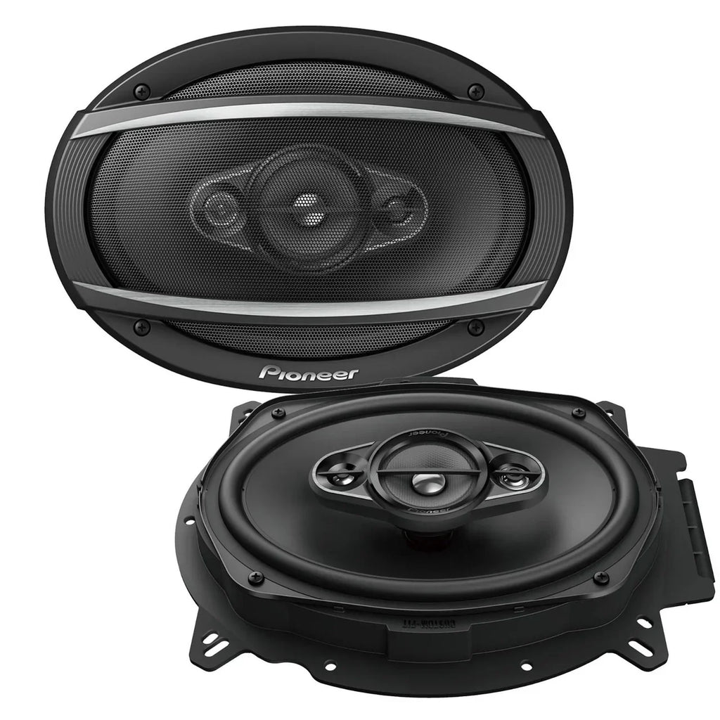 Pioneer TS-A6960F 450W 4-Way 6x9 Stereo Coaxial Speakers, 4-Ohm, Set of 2 Pairs
