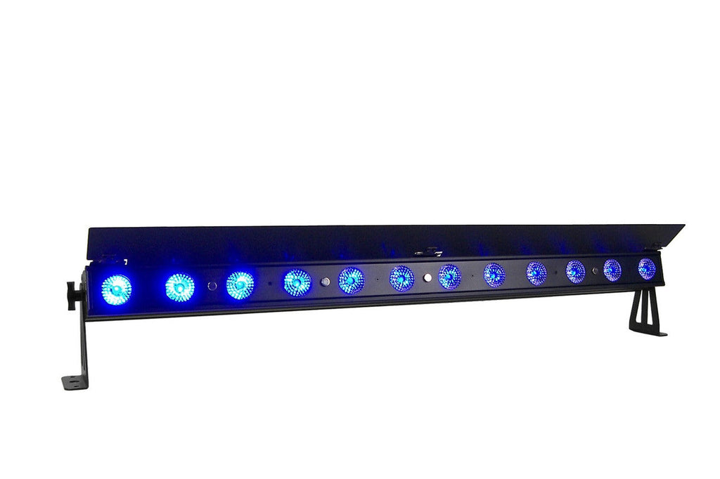 Antari PIXBAR12H 12x12W RGBWAU Pixel Control LED Bar with Barndoor