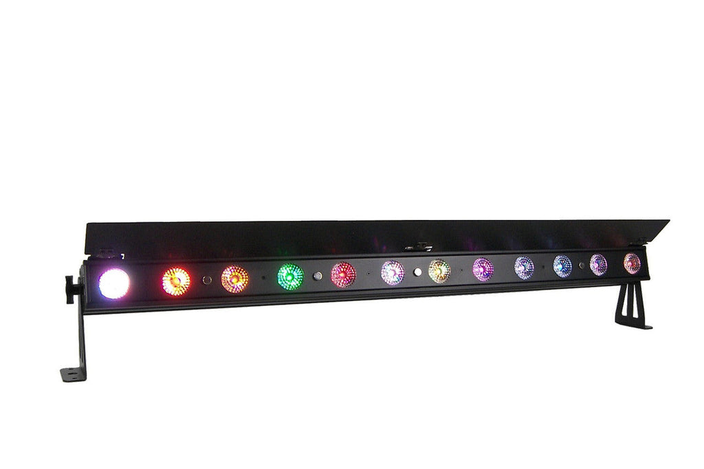 Antari PIXBAR12H 12x12W RGBWAU Pixel Control LED Bar with Barndoor