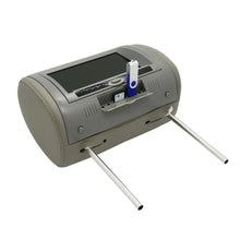 Load image into Gallery viewer, Absolute DPH-770PKGG 7.5" Pair Gray Headrest TFT/LCD Monitor DVD/USB/SD Package