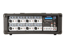 Load image into Gallery viewer, MR DJ PMX8500 3000 Watts Powered 8 Channel Mixer with Bluetooth + 2 15" 2way Speakers