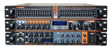 Load image into Gallery viewer, MR DJ PMX9800 5000W PA DJ Audio Mixer Powered Soundboard EQ DSP Bluetooth FM