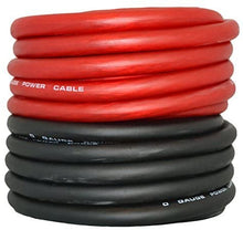 Load image into Gallery viewer, Patron PP0G25R-BK 1/0 Gauge 25ft Black and 25ft Red Power/Ground Wire True Spec and Soft Touch Cable