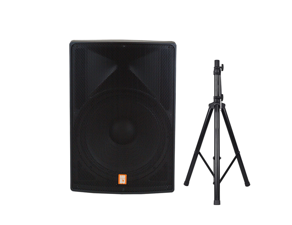 MR DJ PRO118S-B Powerful PRO PA DJ Single 18" Passive Speaker + Stand