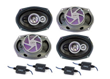 Load image into Gallery viewer, 2 Pair Absolute USA PRO6993 Pro Series 6x9" 3 Way full-range loudspeakers 6x9" 3 Way full-range loudspeakers Car Speakers 600 Watts Max Power