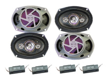 Load image into Gallery viewer, 2 Pair Absolute USA PRO6994 Pro Series 6x9" 4 Way full-range loudspeakers 6x9" 4 Way full-range loudspeakers Car Speakers 600 Watts Max Power