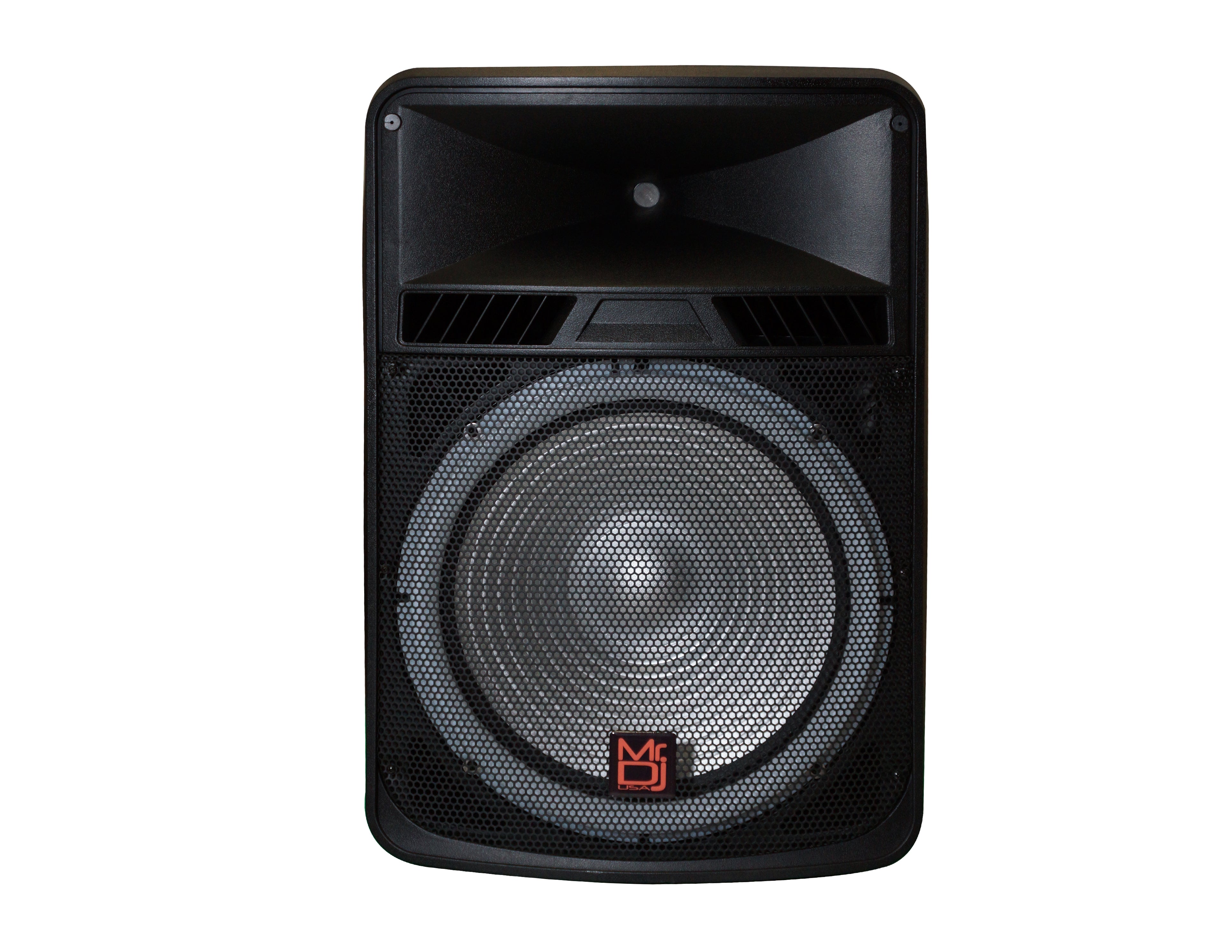 MR DJ PROBAT118 18" 4000 Watts Max Power Speaker Built-in Battery/Bluetooth/Amplifier/SD/USB/FM Radio