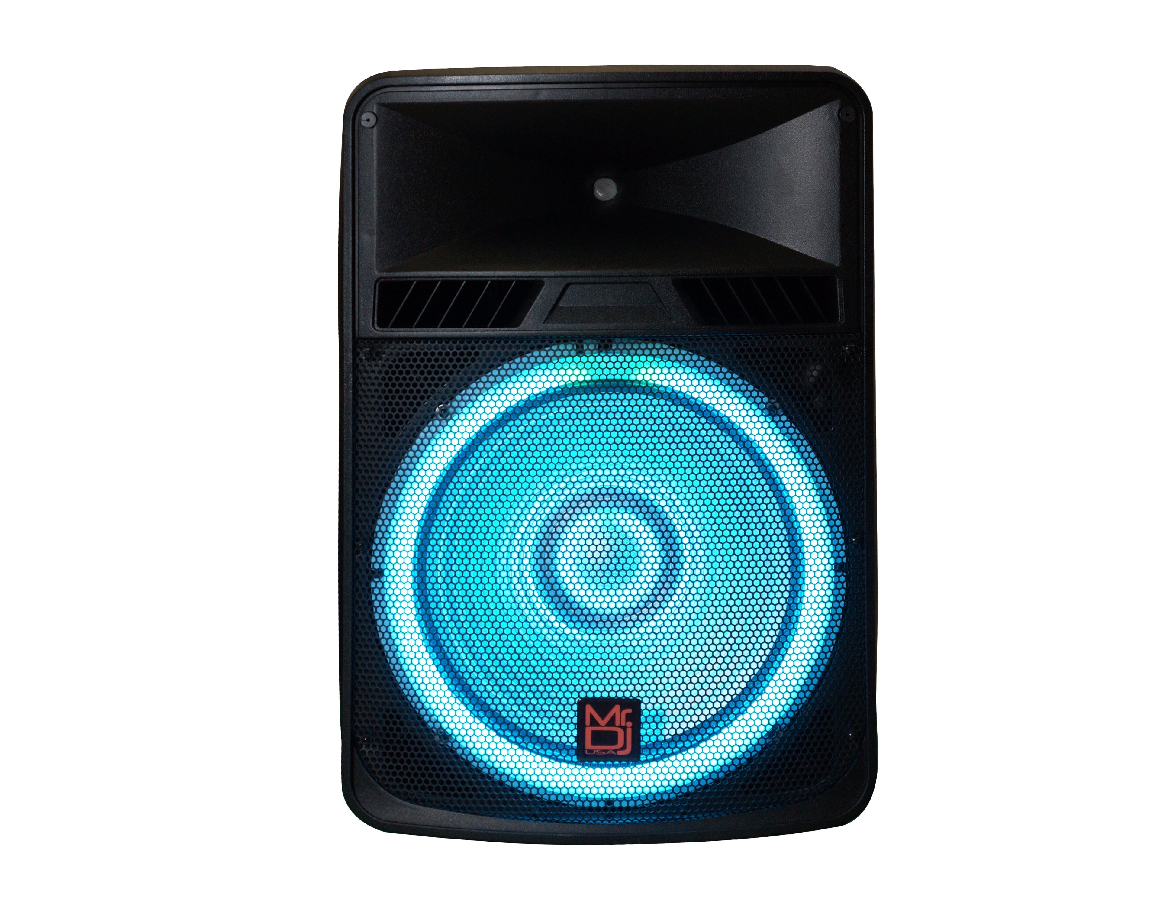 MR DJ PROBAT118 18" 4000 Watts Max Power Speaker Built-in Battery + Speaker Stand