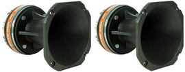 2 MR DJ PROD1 High Compression Titanium Driver Bullet Tweeters Aluminum Horn