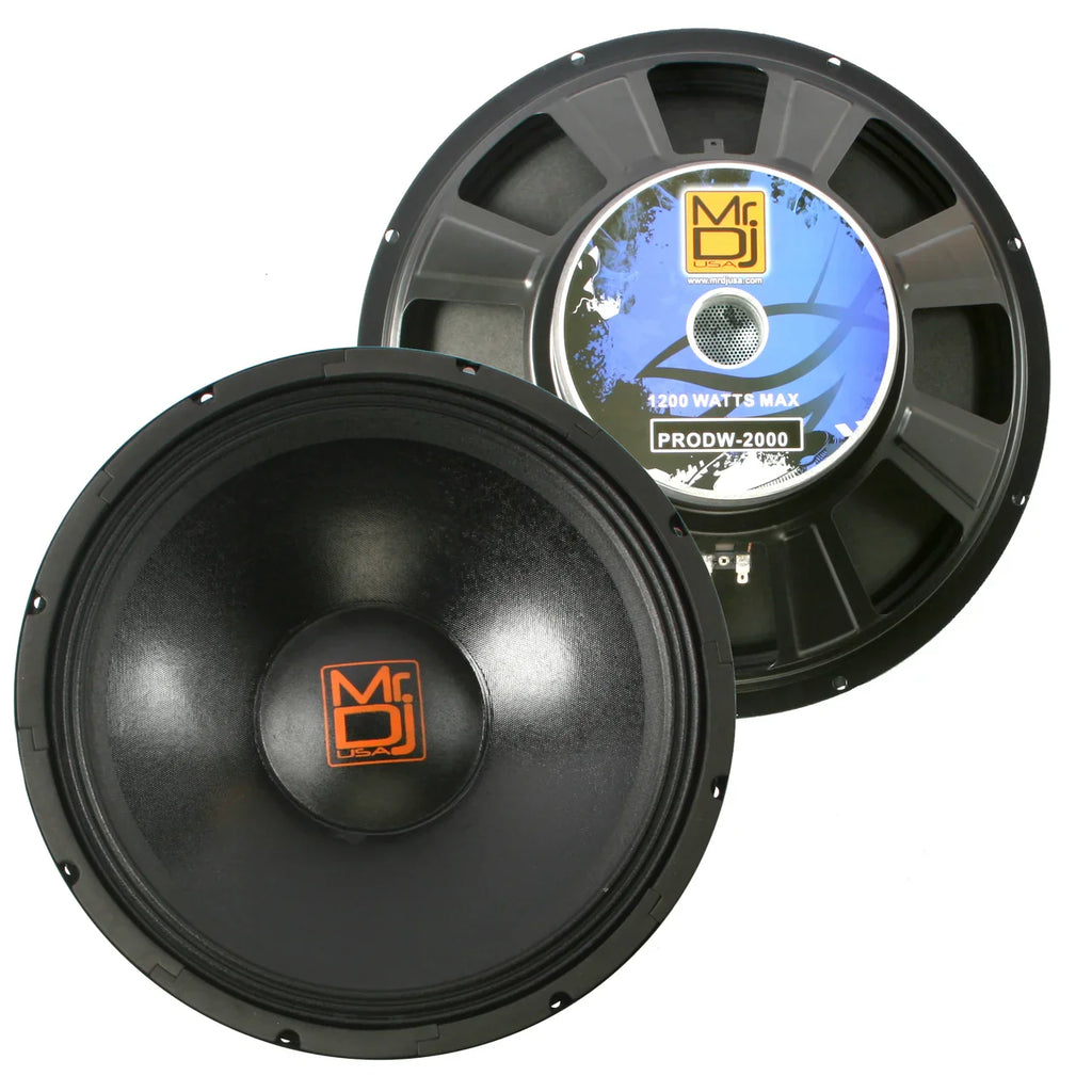 MR DJ PA DJ 15" Replacement Driver/Speaker/Subwoofer For (1) JBL PRX425 Woofer