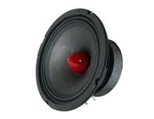 Load image into Gallery viewer, 2 DC Sound PROMID65P 6.5" 500W Mid-Range Aluminum Bullet Loudspeaker + Flat Box