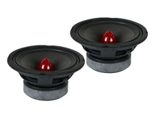Load image into Gallery viewer, 2 DC Sound PROMID65P 6.5" 500W Mid-Range Aluminum Bullet Loudspeaker + Flat Box