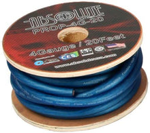 Load image into Gallery viewer, Absolute PROP0G20BL Pro Series 20 Feet 1/0 Gauge Blue Ultra Flexible Power/Ground Battery Amp 12V Cable Wire for Auto, Car, Inverter, RV, Solar, Marine, Trucks
