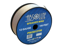 Load image into Gallery viewer, Absolute PROS12100 12 Gauge 100FT PRO PA DJ Car Home Marine Audio Speaker Wire Cable