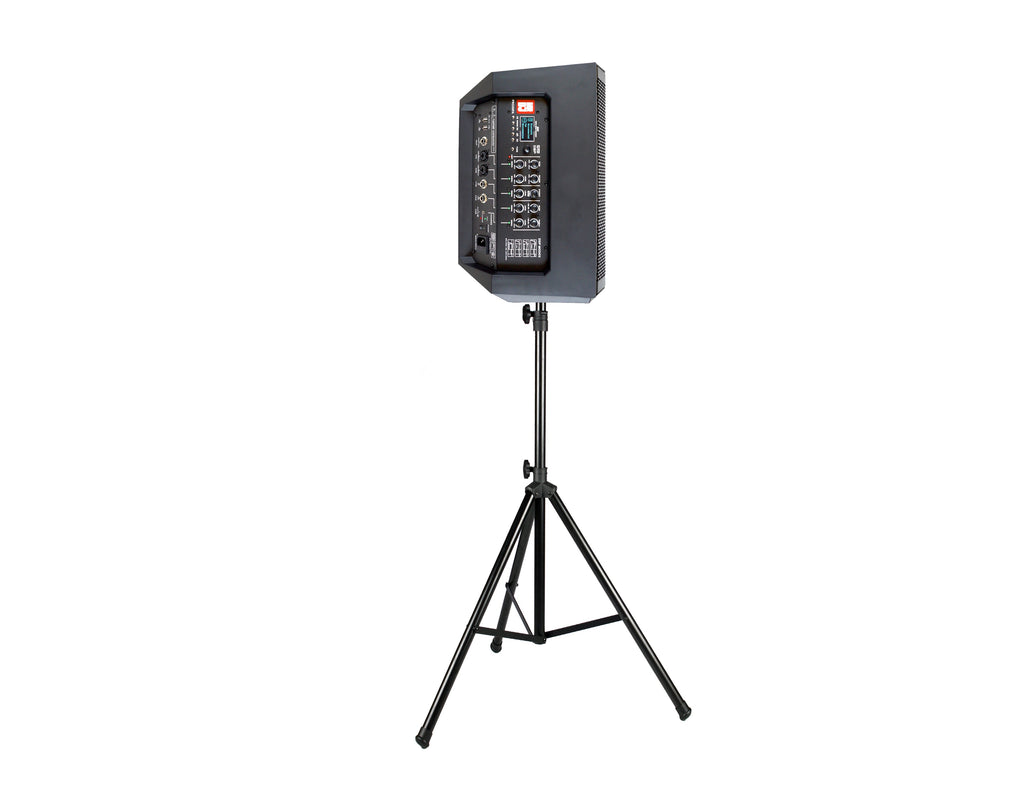 2 MR DJ PROX8PA PRO Battery Powered Active Portable PA Speaker All-in-One + Stand