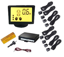 Load image into Gallery viewer, Absolute Universal Front and Rear Parking Sensor System w 8 Black Parking Sensor