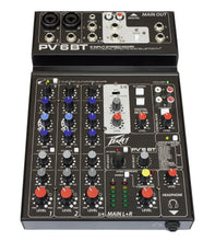 Load image into Gallery viewer, Peavey PV 6 Mixer - Ideal for Live Shows, Recording, Podcasting