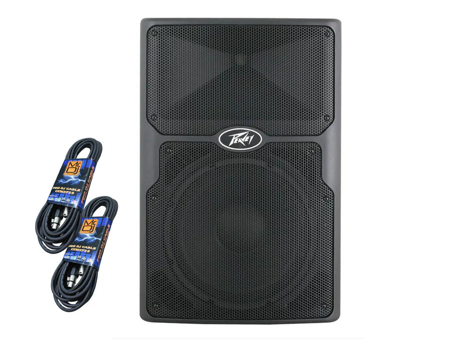 Peavey PVXp 10 10" Bluetooth Powered Loudspeaker System + 2 XLR Cable