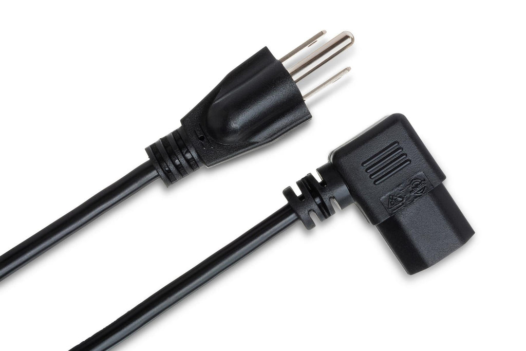 Hosa PWC-148R Right-angle IEC C13 Power Cord 8 feet