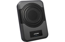 Load image into Gallery viewer, Alpine PWE-S8 Powered Subwoofer 120W Compact Powered 8" Car Subwoofer for Under or Behind the Seat