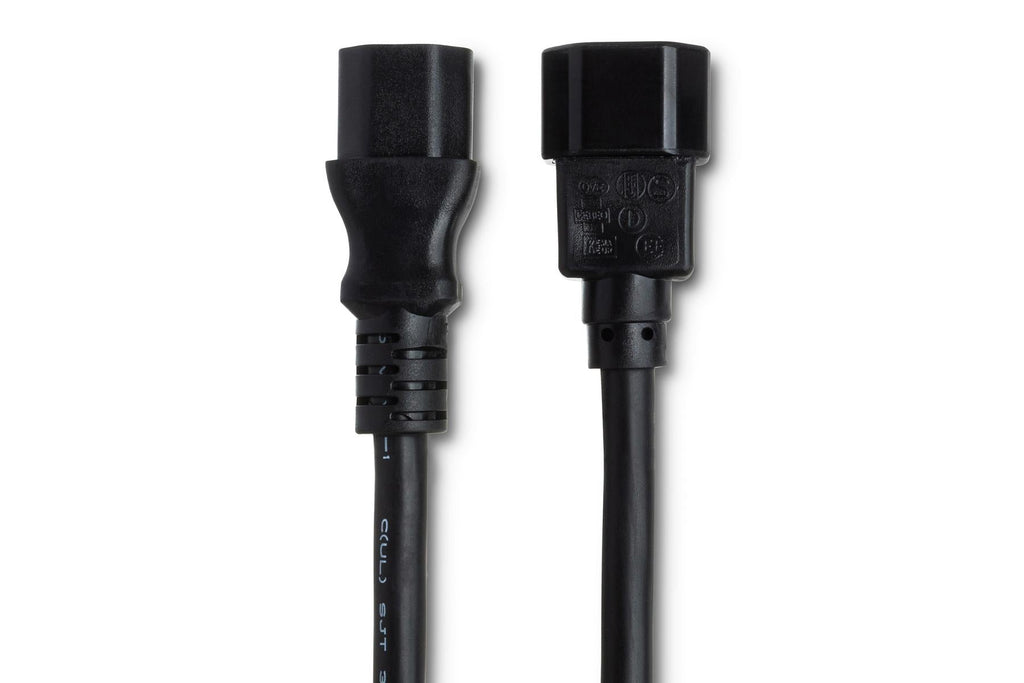Hosa PWL-401.5 IEC C14 to IEC C13 Extension Cord 1.5 foot