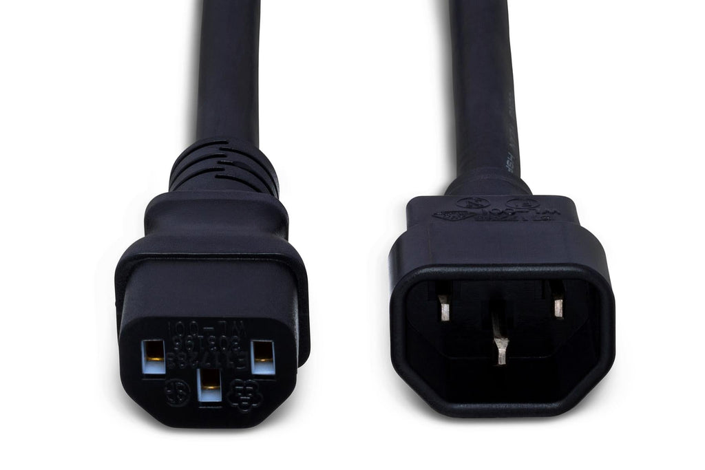 Hosa PWL-408 IEC C14 to IEC C13 Extension Cord 8 foot