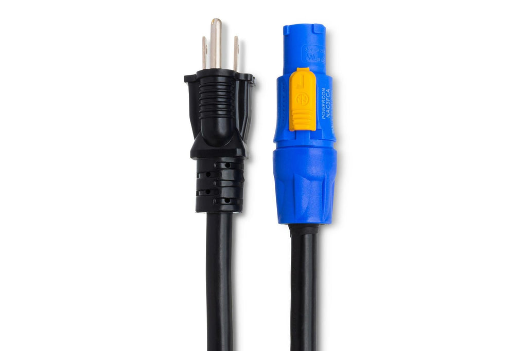 Hosa PWN-210 NEMA 5-15P to Neutrik powerCON NAC3FCA Power Cord 10 foot