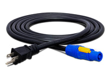 Load image into Gallery viewer, Hosa PWN-210 NEMA 5-15P to Neutrik powerCON NAC3FCA Power Cord 10 foot