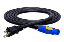 Hosa PWN-210 NEMA 5-15P to Neutrik powerCON NAC3FCA Power Cord 10 foot