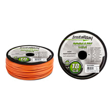 Load image into Gallery viewer, Install Bay PWOR18500 Primary Wire 18 Gauge All Copper Orange Coil - 500 ft