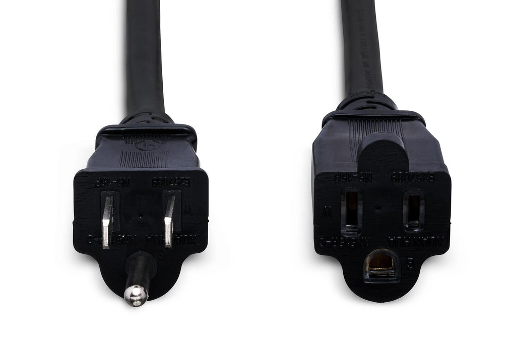 Hosa PWX-450 14-gauge NEMA 5-15P to NEMA 5-15R Power Extension Cord 50 foot