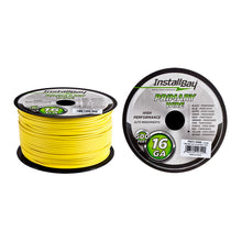 Load image into Gallery viewer, Install Bay PWYL16500 Primary Wire 16 Gauge All Copper Yellow Coil - 500 ft
