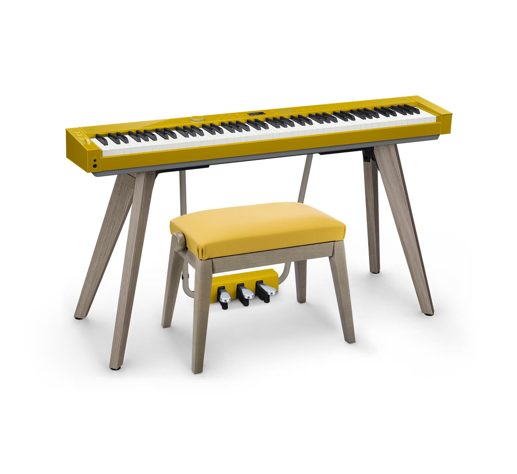 Casio BG-50HM Adjustable Piano Bench - Harmonious Mustard