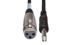 Load image into Gallery viewer, Hosa PXF-102 XLR Female to 1/4" TS Male Unbalanced Interconnect Cable 2 foot