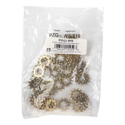 Install Bay PZGLWS Anodized Lock Washers 5/16in - Pack of 50