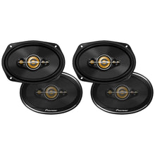 Load image into Gallery viewer, 2 Pair Pioneer TS-A6991F 1400W 6x9" 5-way 4-ohm Coaxial Car Speakers with Dual Super Tweeters