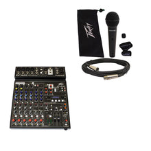 Load image into Gallery viewer, Peavey PV 10 AT 10 Channel Compact Mixing Mixer Console with Bluetooth Auto-Tune pitch correction + PVI 100 Microphone