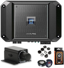 Load image into Gallery viewer, Alpine R2-A60F 4 CH 600W Amplifier &amp; RUX-KNOB.2 Remote Bass Knob &amp; PAK1